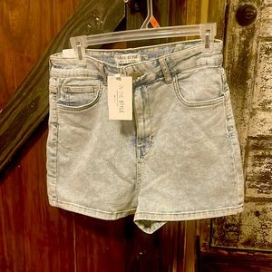 Denim shorts